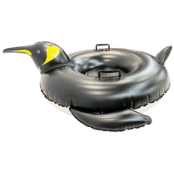 NEW 45" Snow Tube Inflatable Pool Penguin Sled Outdoor sports 2 sturdy handles H - Picture 1 of 10